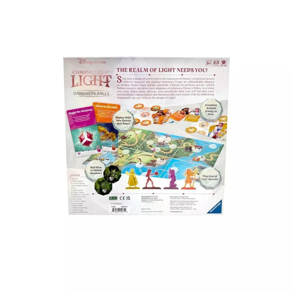 🫟NWT Ravensburger Disney Edition Chronicles of Light: Darkness Falls Game